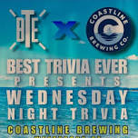 Trivia Night at Coastline Brewing Co. - Westbrook CT - Wednesdays - Sept 11 2024 - 7pm-9pm
