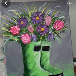 Rain Boots n Flowers!!!