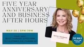 Business After Hours and Five Year Anniversary Celebration