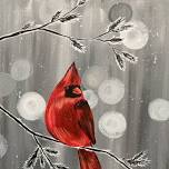 Paint Nite: Cardinal's Winter Paradise