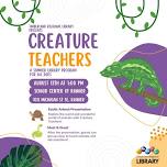 Anywhere Library presents Creature Teachers at The Senior Center of Rainier