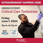Hiring Event: Critical Care Technicians