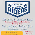 American Legion of Iowa District 8 Veterans and Children Foundation Charity Ride.