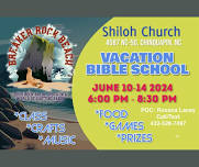 Vacation Bible School at Shiloh Baptist Church, Chinquapin (June 10-14)