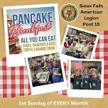 MONTHLY Sioux Falls American Legion Pancake Breakfast