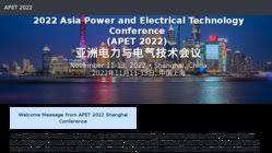 The 3rd Asia Power and Electrical Technology Conference (APET 2024)--SCI