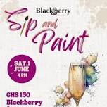 Blackberry Sip And Paint