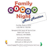 Family Bingo Night and Fundraiser for Inclusive Technology of Washington