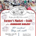 Farmer's Market, Crafts, plus Garage Sales!