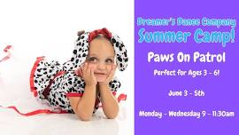 Paws on Patrol Camp! Ages 3 - 6 *Waitlisted*