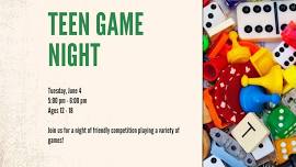 Teen Game Night @ the Library