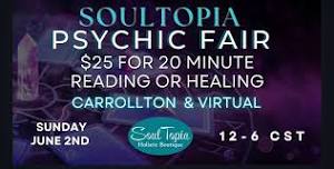 SoulTopia Psychic Fair - Carrollton & Virtual