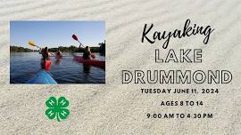 Kayaking Lake Drummond