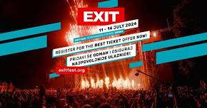 Exit festival ticket