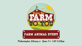 Farm Animal Event at Pickerington Library!