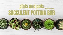 Pints and Pots- Succulent Potting Bar