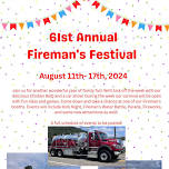 61st Annual Fireman's Festival