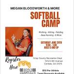 Megan Bloodworth & More Softball Camp