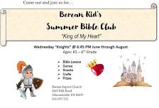 Summer Bible Club- King of My Heart