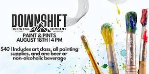 Paint and Pints at Downshift Brewing Company - Riverside