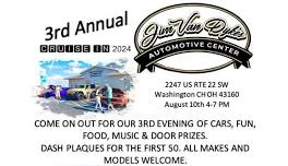 Jim VanDyke Automotive 3rd Annual Cruise In