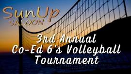 3rd Annual Co-Ed 6’s Volleyball Tournament