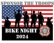 Sponsor the Troops - August Bike Night