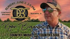 Ryan Bizarri brings country music for your country soul to Contrary Brewing, Muscatine, Iowa