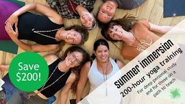 Summer Immersion 200-Hour Yoga Teacher Training