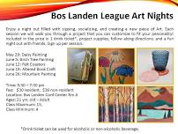 Bos Landen League Art Night: Felt Coasters