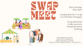 Sunday Swap Meet and Brunch at the NSJ Community Center
