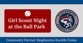 Girl Scout Night at the Ball Park (Binghamton, NY)