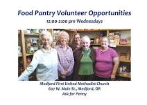 Food Pantry and Light Lunch Volunteer Opportunities