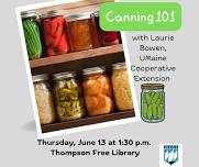 Canning 101 with UMaine Cooperative Extension