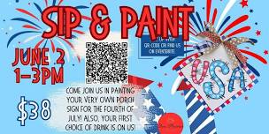 Sip & Paint for the Fourth