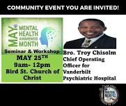 Seminar and Workshop | May Mental Health Awareness Month