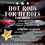 Hot Rods for Heroes Cruise-In (6/14) and Car Show (6/15)