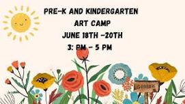 Pre-k and Kindergarten Art Camp