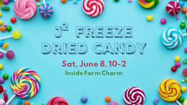 J Squared Freeze Dried Candy Pop Up in Farm Charm