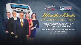 NOAA Weather Radio Programming at Bay Minette Greer’s Cash Saver