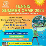 David Ensignia Tennis Academy Summer Tennis Camp