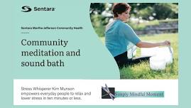 Community Meditation and Sound Bath