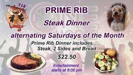 Prime Rib Steak Dinner