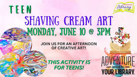 SRP WEEK 2: SHAVING CREAM ART FOR TEENS