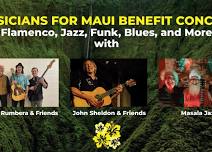 Musicians for Maui Benefit Concert Sept 10th at the Bombyx