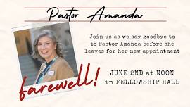 Pastor Amanda Farewell Celebration