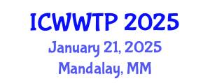 International Conference on Water and Wastewater Treatment Plants