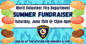 MVFD Summer Burger Fundraiser