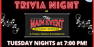 FREE Tuesday Trivia Show! The Main Event in Farmingdale