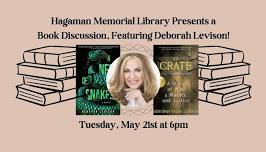 HML Book Discussion, Featuring Deborah Levinson